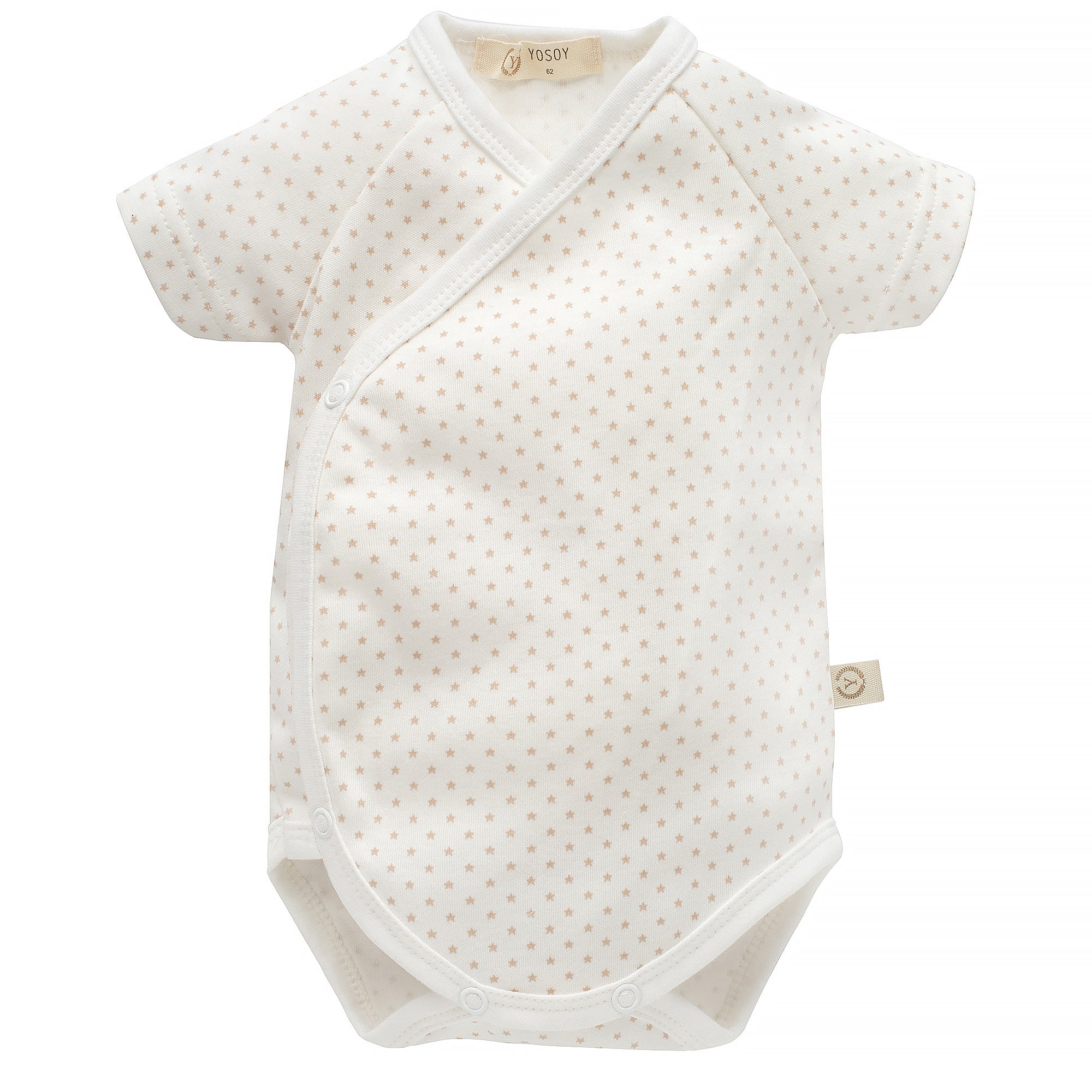 Baby bodysuit with stars - short sleeve