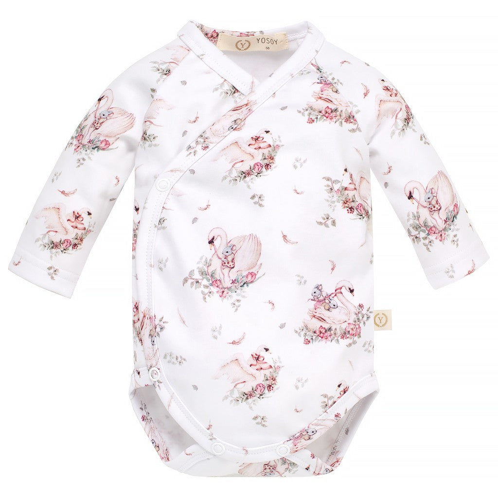 YOSOY organic cotton baby bodysuit – long sleeves, safe and