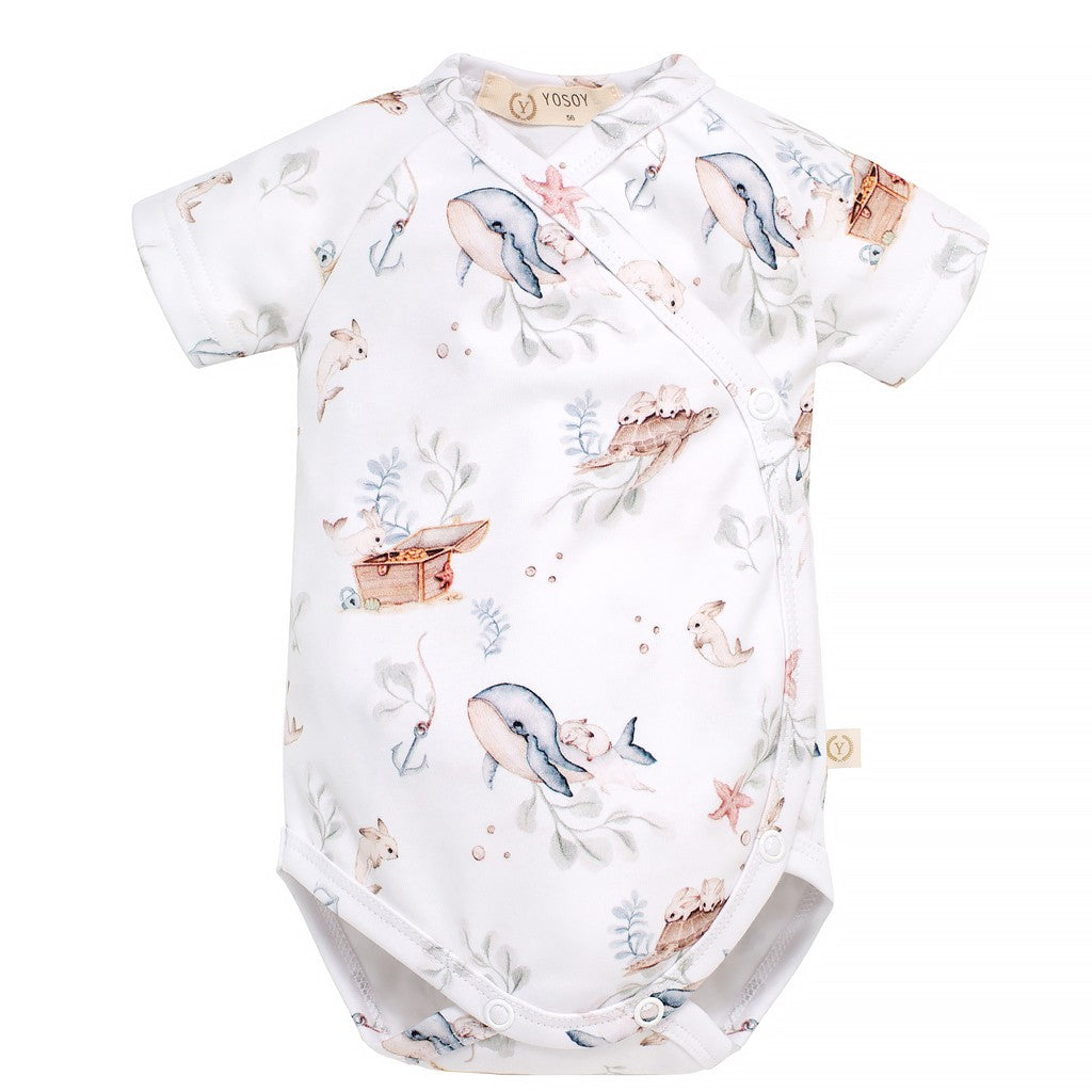 Organic Cotton Baby Bodysuit – Short Sleeve