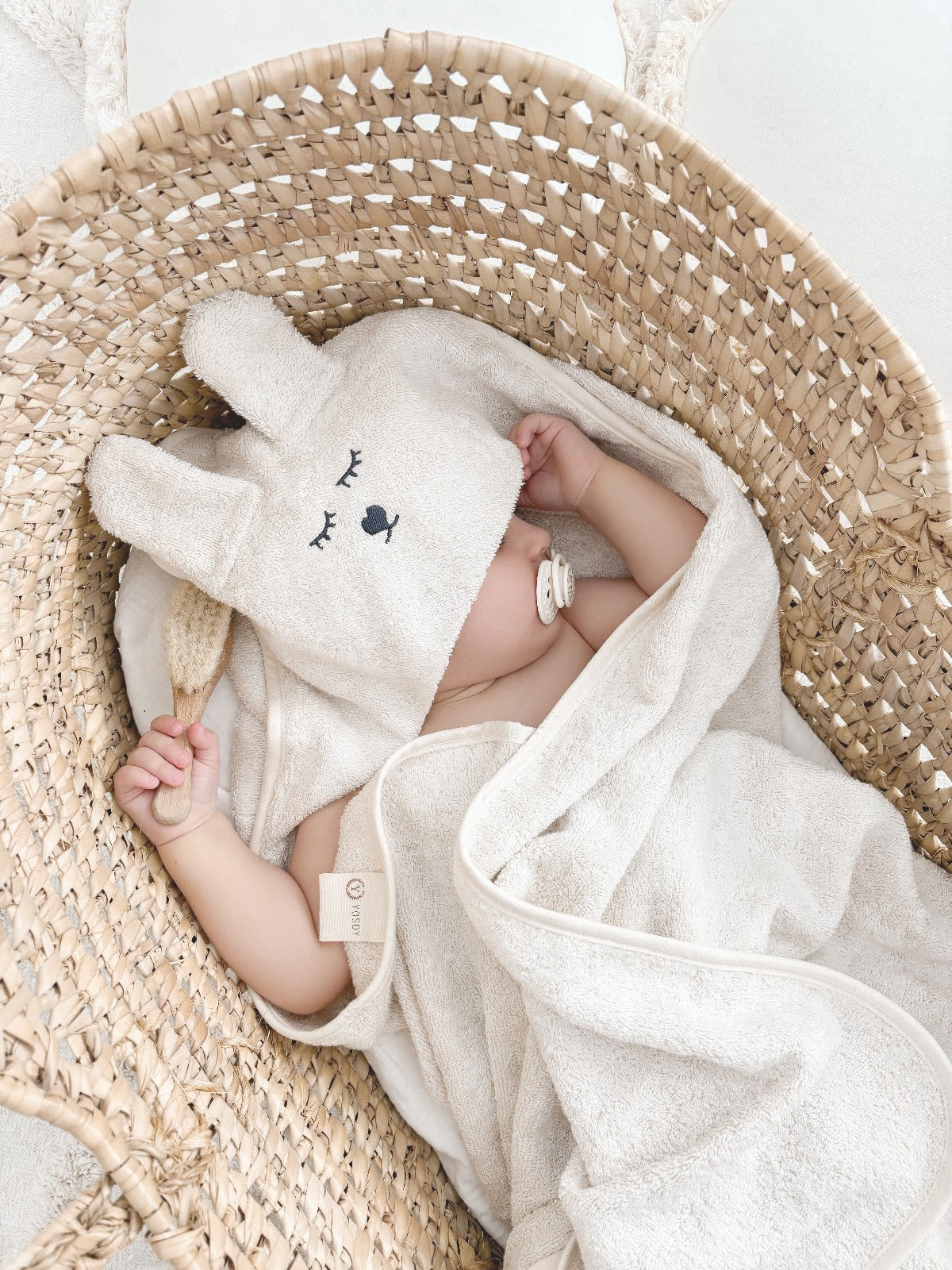 Bambushandtuch mit Ohren 100x100