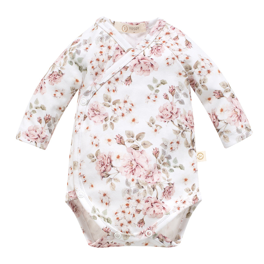 Organic Cotton Baby Bodysuit – Long Sleeve