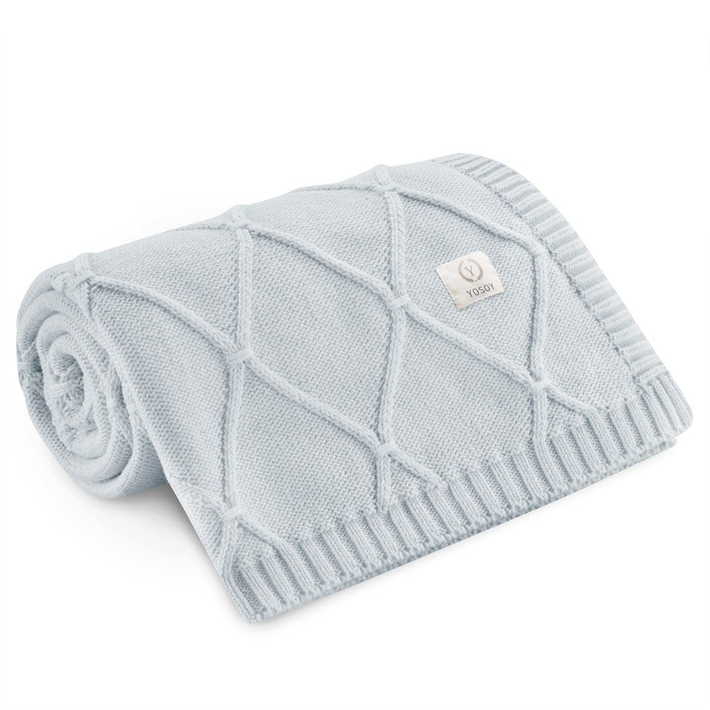 Koc z wełny merino Diamonds