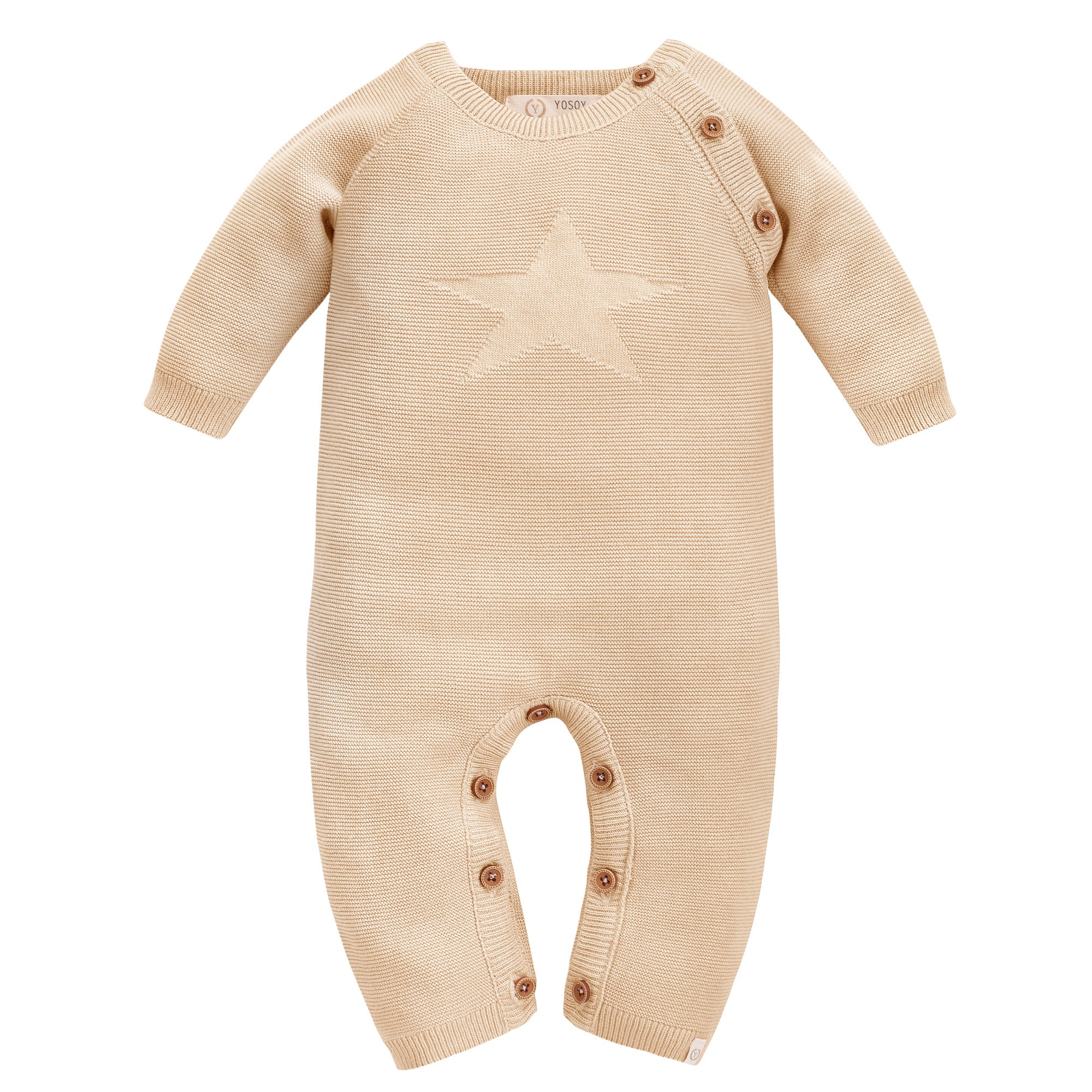 【yo BIOTOP】Knit rompers Baby Rompers Knitted from Cotton and Bamboo - YOSOY | Comfort and