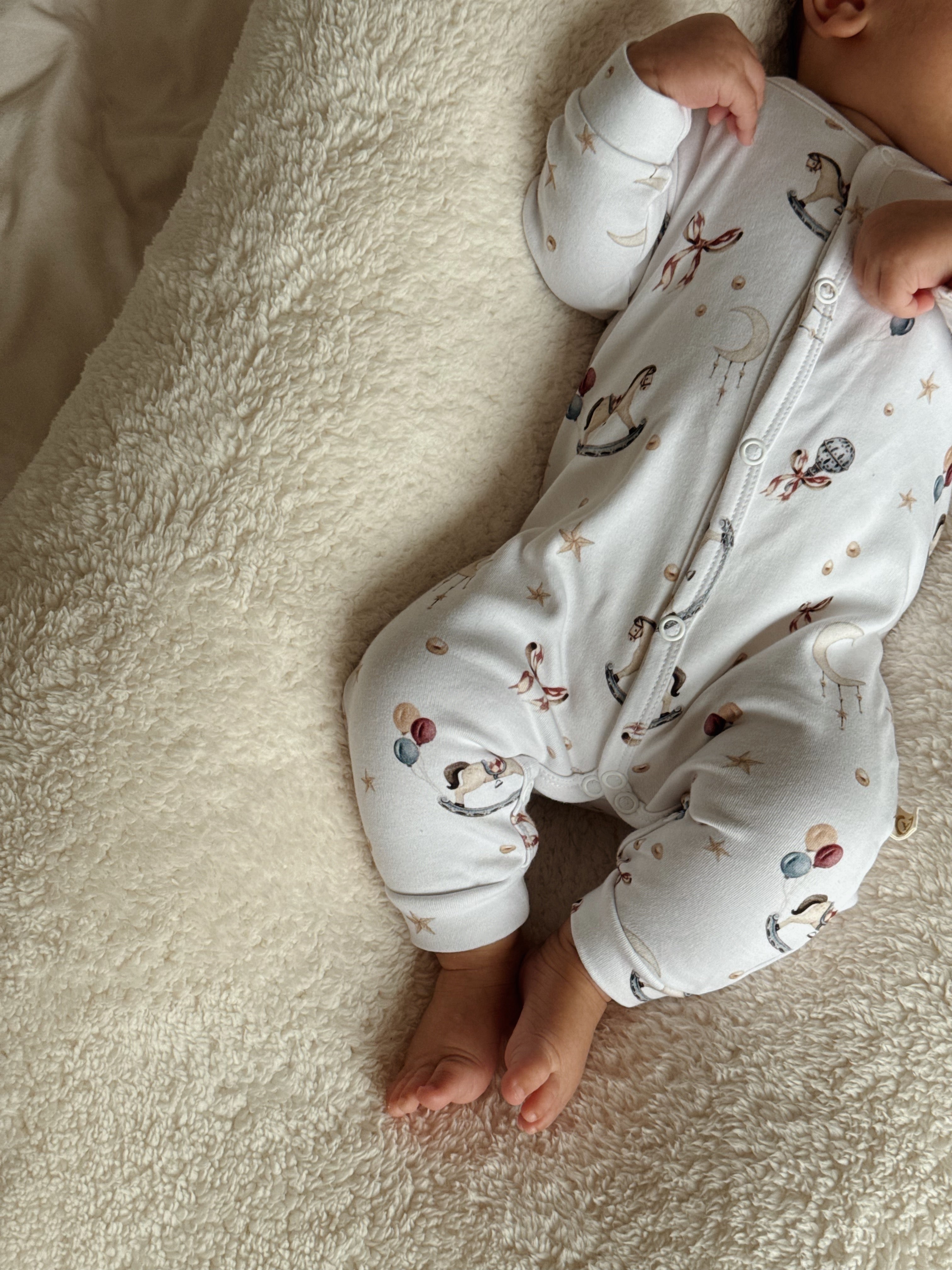Organic cotton baby rompers