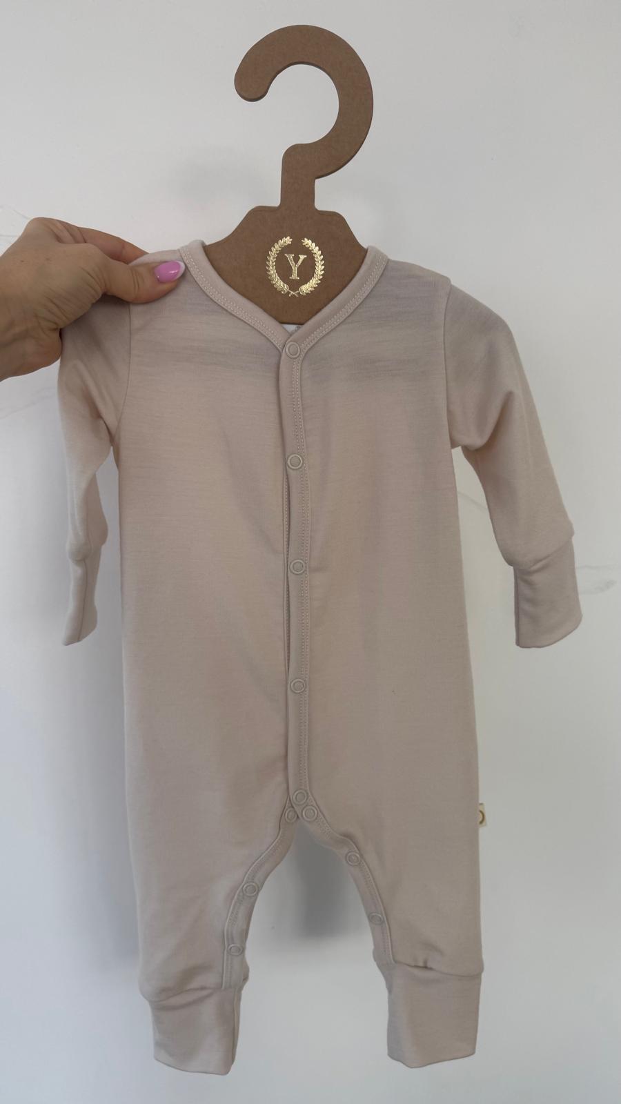 Rampers niemowlęcy z wełny merino