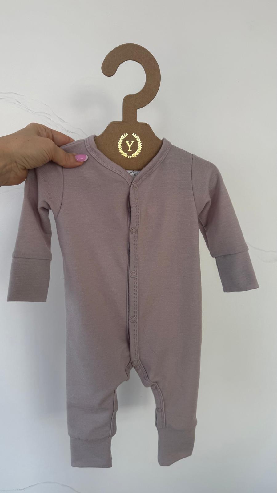 Rampers niemowlęcy z wełny merino