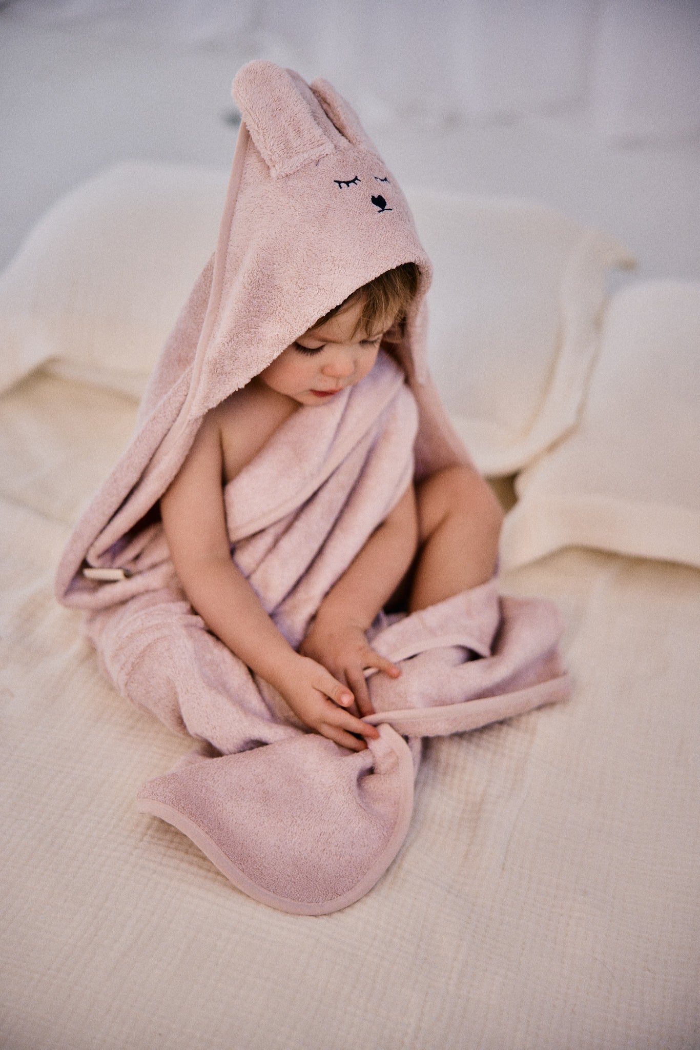 Ręcznik bambusowy z uszami 100x100