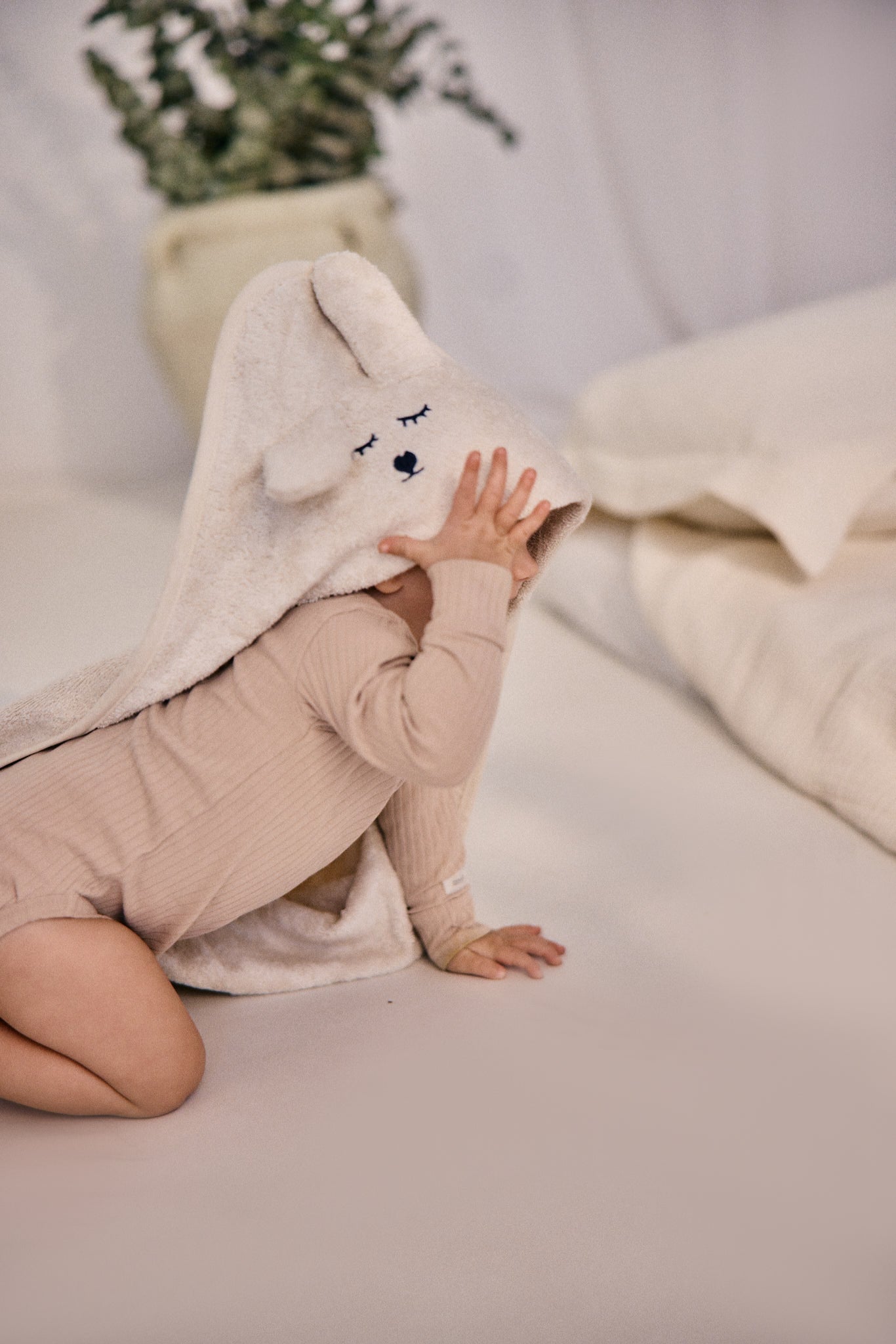 Ręcznik bambusowy z uszami 100x100