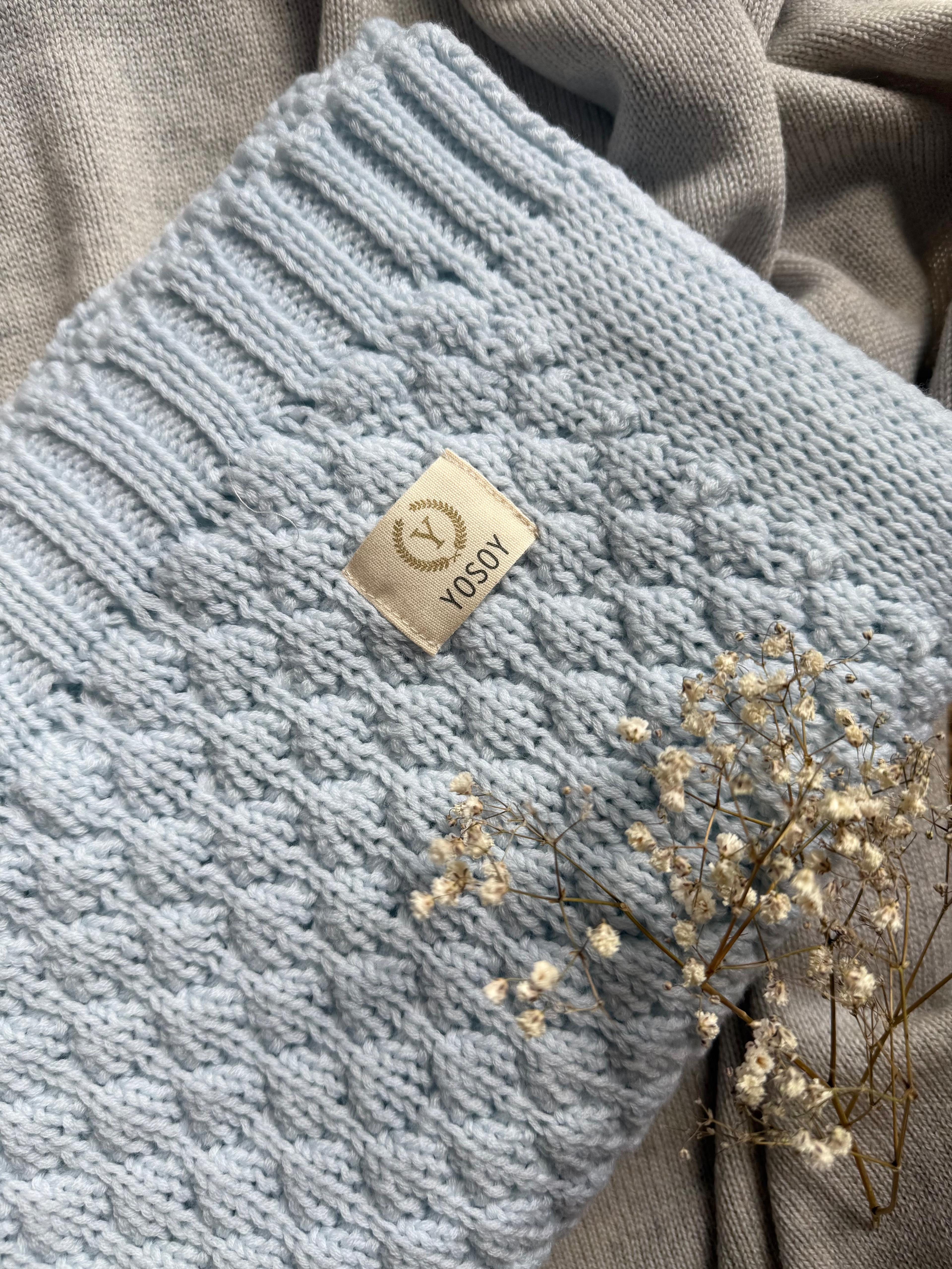 Koc z wełny merino Bubbles