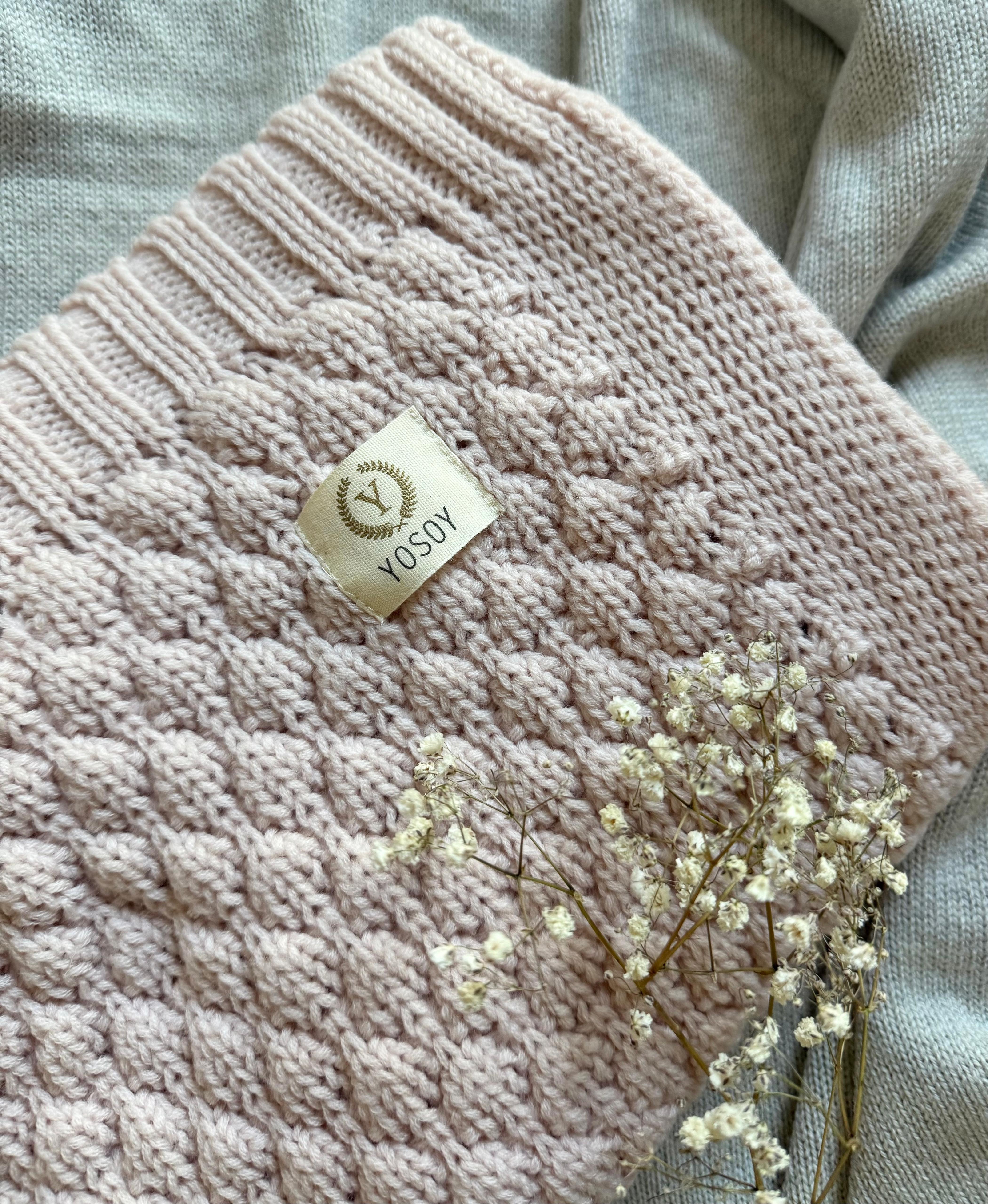 Koc z wełny merino Bubbles
