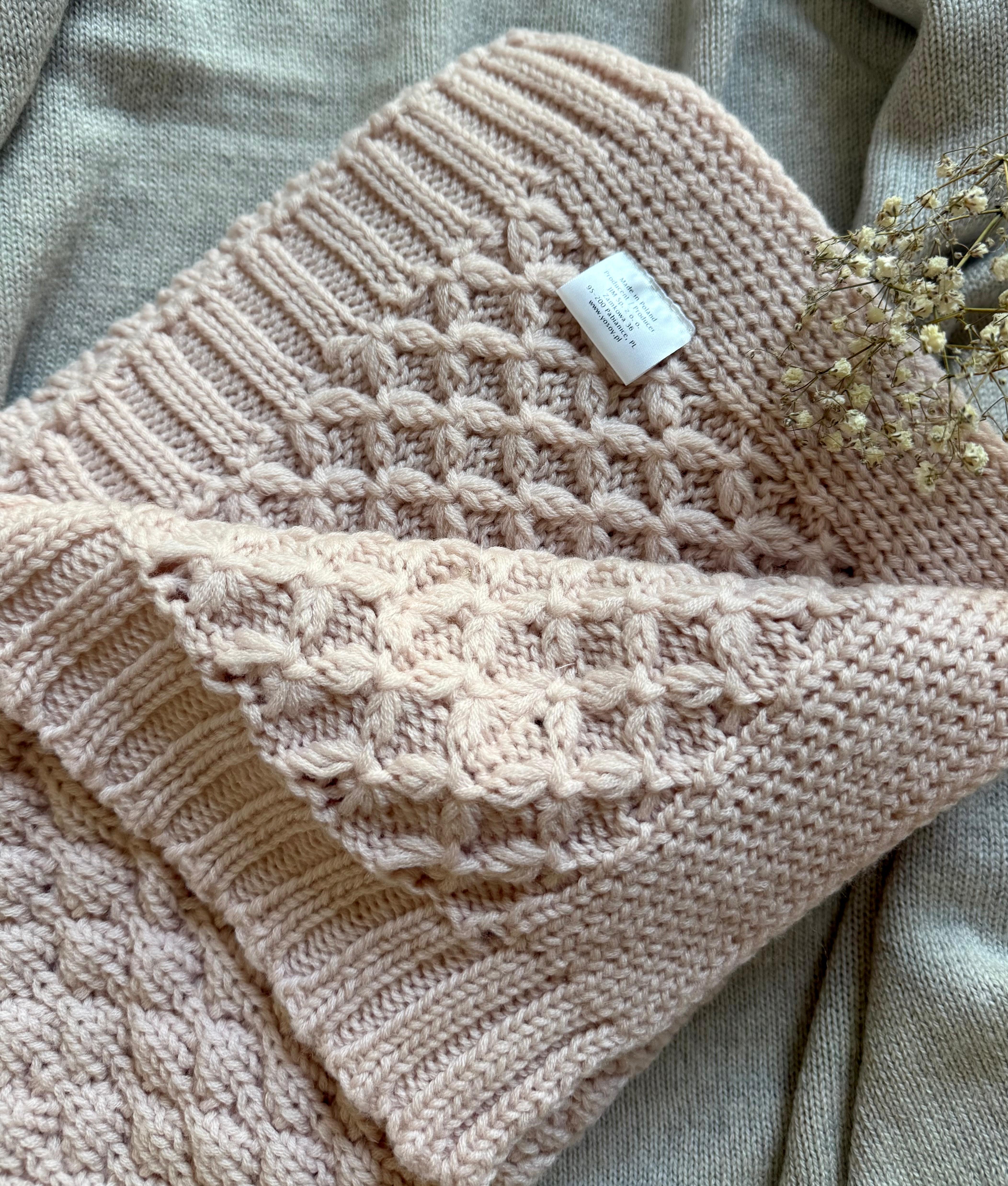 Koc z wełny merino Bubbles