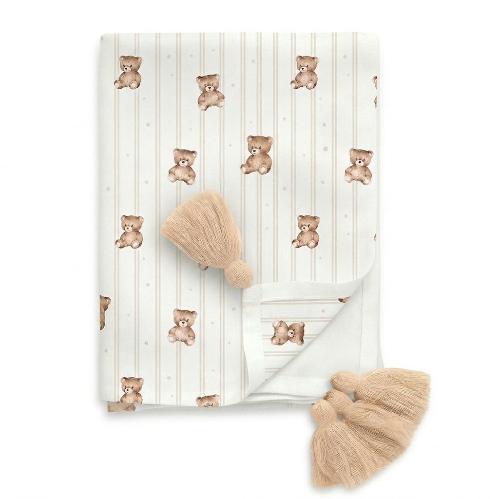 Bamboo wrap with tassels