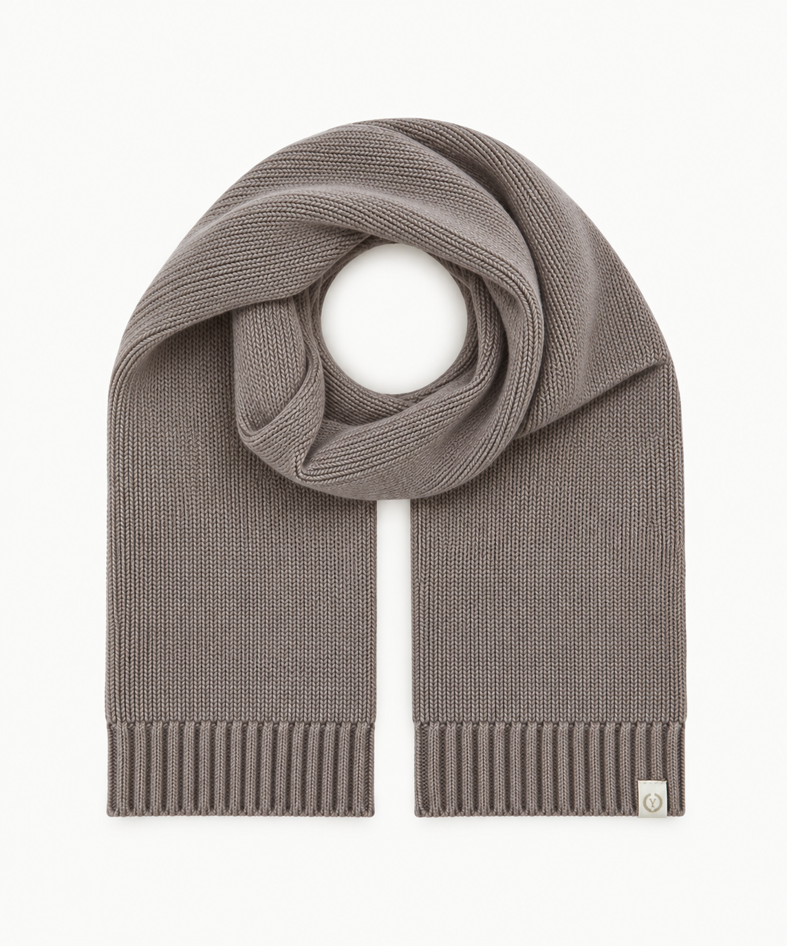 Szalik z wełny merino damski YOSOY Light Beige, 100% wełna merino, 200 x 26 cm, nie gryzie