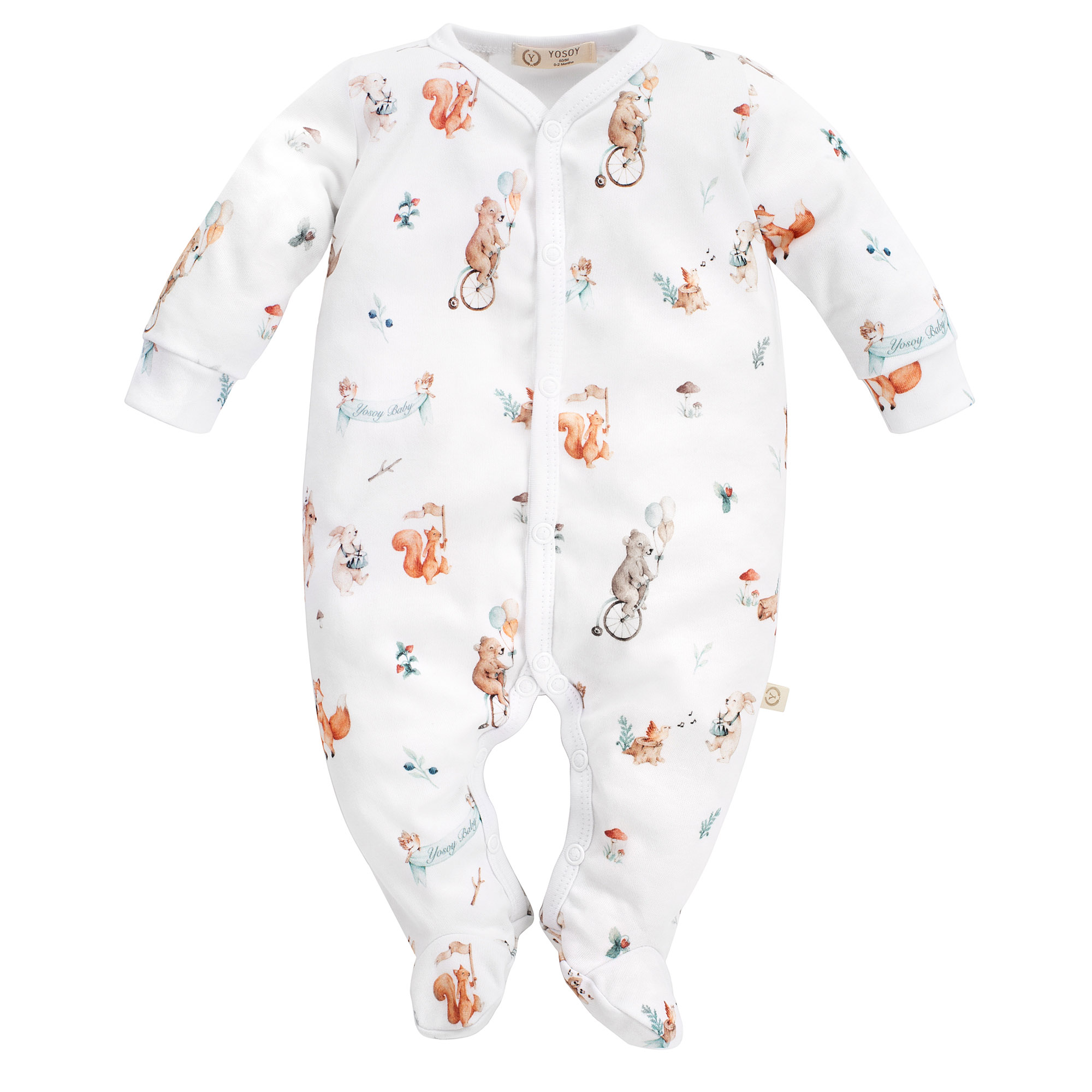 RAMPERS ORGANIC COTTON FOREST FRIENDS YOSOY